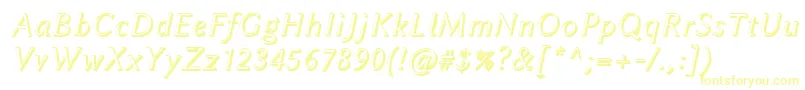LinbiolinumAwi-fontti – keltaiset fontit