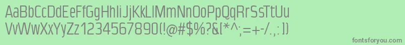 Condensanspaneurope Font – Gray Fonts on Green Background
