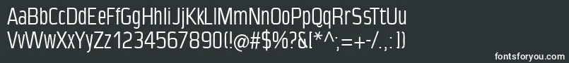 Condensanspaneurope Font – White Fonts