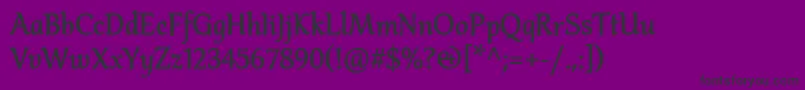 AltheaBold Font – Black Fonts on Purple Background