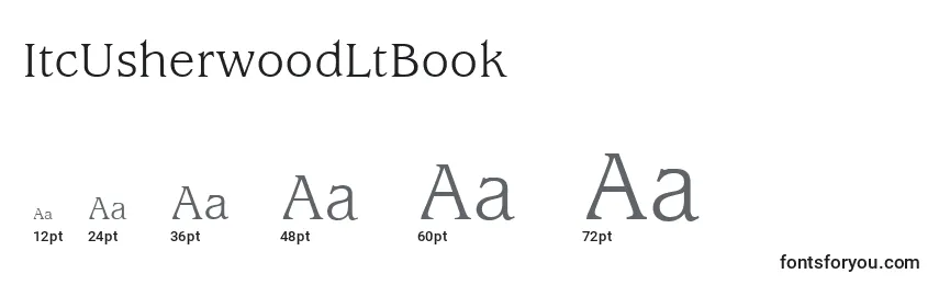 Размеры шрифта ItcUsherwoodLtBook