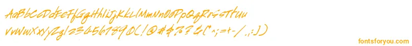 HandscriptBoldItalic Font – Orange Fonts