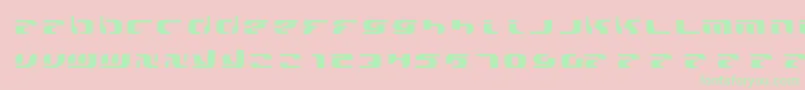 ZeroDay Font – Green Fonts on Pink Background