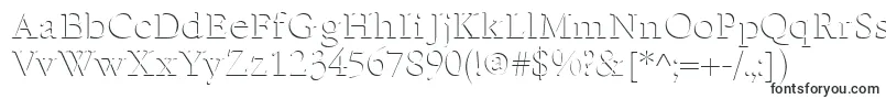 EmbossNormal-fontti – Fontit Adobelle