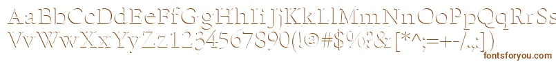 EmbossNormal Font – Brown Fonts