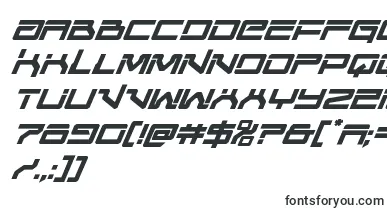 Unitedplanetssemiboldital font – high-Tech Fonts