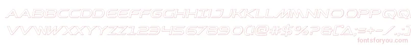 Prometheanoutital Font – Pink Fonts on White Background