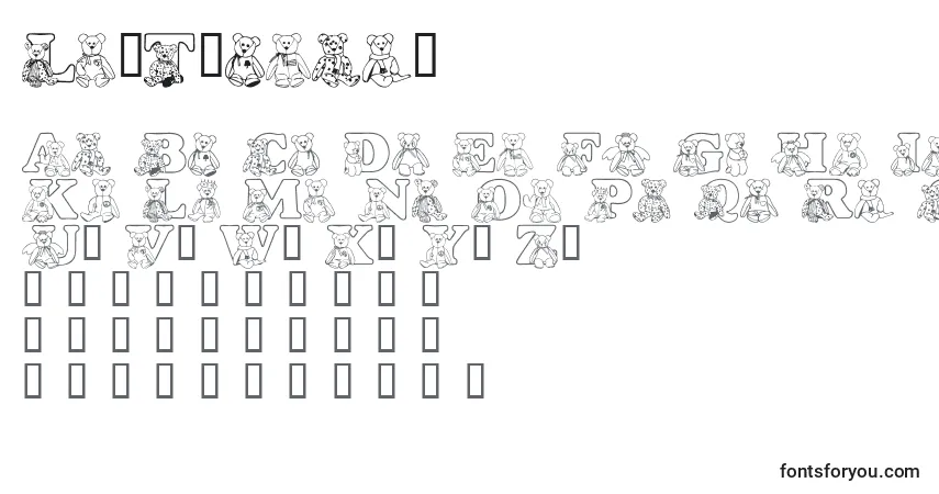 Schriftart LmsTybears – Alphabet, Zahlen, spezielle Symbole