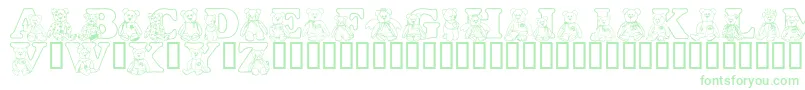 LmsTybears-Schriftart – Grüne Schriften