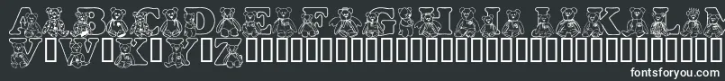 LmsTybears Font – White Fonts on Black Background