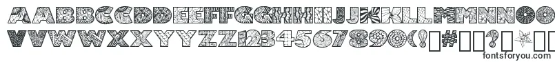 Шрифт Zenfyrkalt – декоративные шрифты