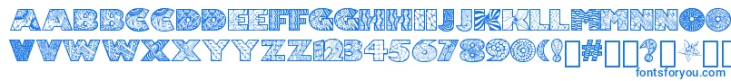 Zenfyrkalt Font – Blue Fonts