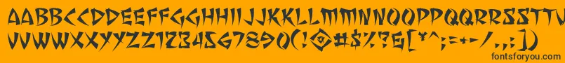 Más sobre la fuente Sevemfbr fuente Sevemfbr – Fuentes Negras Sobre Fondo Naranja