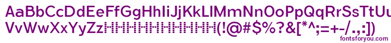 FlamanteSansBookFfp Font – Purple Fonts on White Background
