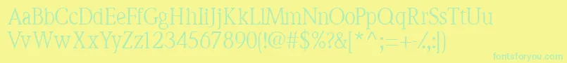 Подробнее о шрифте Quintessencessk Шрифт Quintessencessk – зелёные шрифты на жёлтом фоне