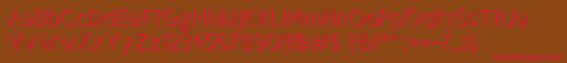 Cicle Shadow Font – Red Fonts on Brown Background