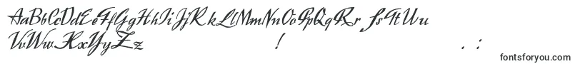 フォントExclusivite – 筆で書かれたフォント