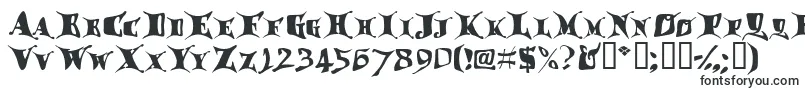 Dragglet-fontti – Graafiset fontit