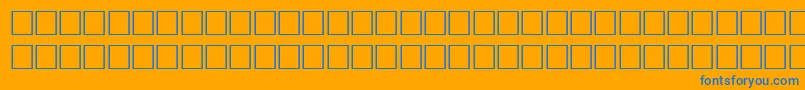 Bodfwf-fontti – siniset fontit oranssilla taustalla