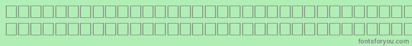 Bodfwf Font – Gray Fonts on Green Background