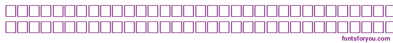Bodfwf-Schriftart – Violette Schriften