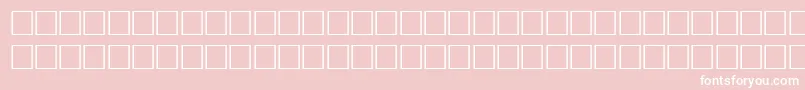 Bodfwf Font – White Fonts on Pink Background