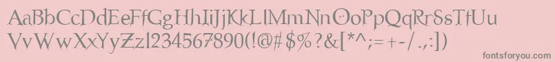 More about No Font No Font – Gray Fonts on Pink Background