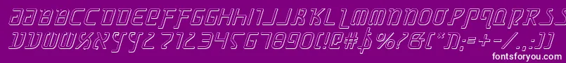 Grimlordsi Font – White Fonts on Purple Background