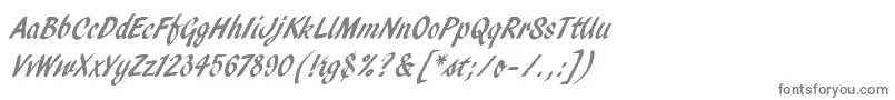 PendryScriptLetPlain-fontti – harmaat fontit