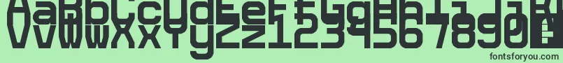 Więcej informacji o czcionce 5cetaMono Czcionka 5cetaMono – czarne czcionki na zielonym tle