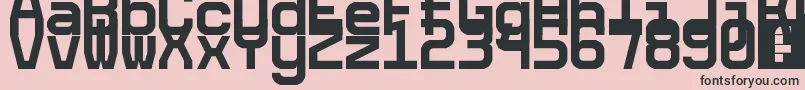 5cetaMono Font – Black Fonts on Pink Background