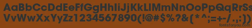 ItcAvantGardeGothicLtBold Font – Black Fonts on Brown Background
