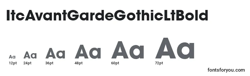 ItcAvantGardeGothicLtBold Font Sizes