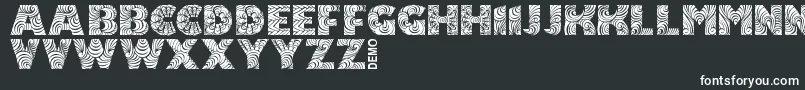 Шрифт SimplaDemo – белые шрифты