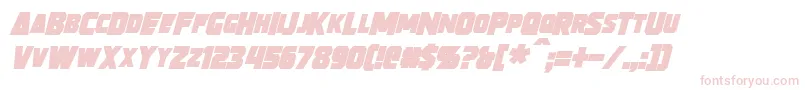 fuente StrongarmBoldItalic – Fuentes Rosadas Sobre Fondo Blanco