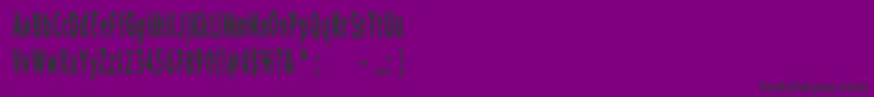 CfiwanttobelieveCompressed Font – Black Fonts on Purple Background