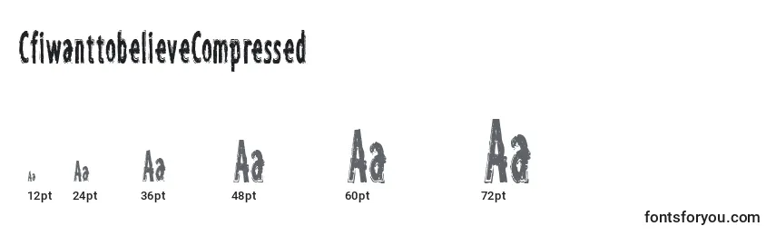 CfiwanttobelieveCompressed Font Sizes