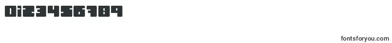 Boxy-Schriftart – Schriften für Zahlen und Nummern