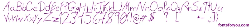 Weitere Informationen zur DanielSans-Schriftart DanielSans-Schriftart – Violette Schriften