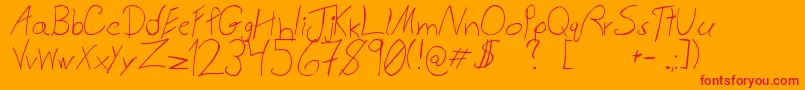 Más sobre la fuente DanielSans fuente DanielSans – Fuentes Rojas Sobre Fondo Naranja