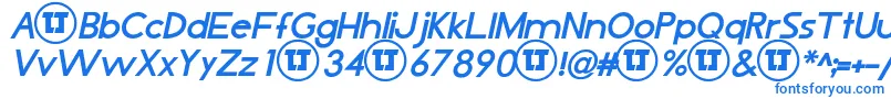 LjDesignStudiosIsBoldItalic Font – Blue Fonts