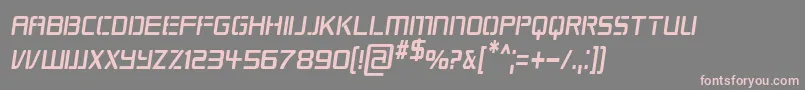 Repkcni Font – Pink Fonts on Gray Background