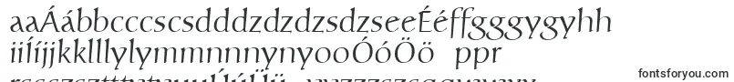 CarolinaLt-Schriftart – ungarische Schriften