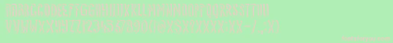 DkKwark Font – Pink Fonts on Green Background