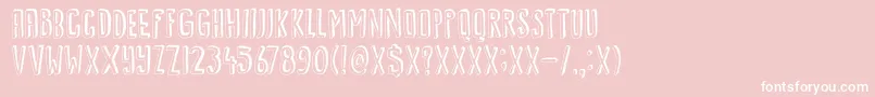 DkKwark Font – White Fonts on Pink Background