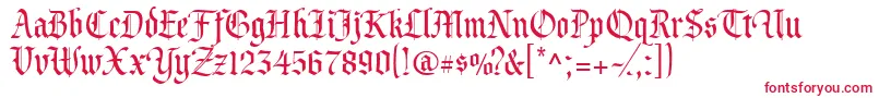 CacValiant Font – Red Fonts