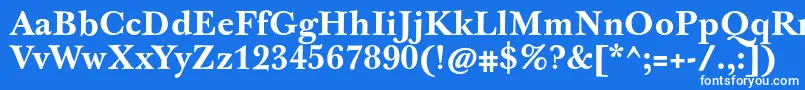 fuente JbaskervilletxnBold – Fuentes Blancas Sobre Fondo Azul