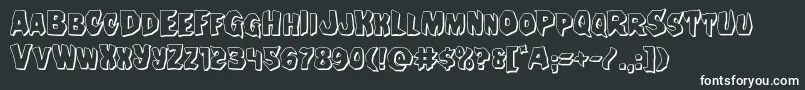 Nightchilde3D Font – White Fonts on Black Background