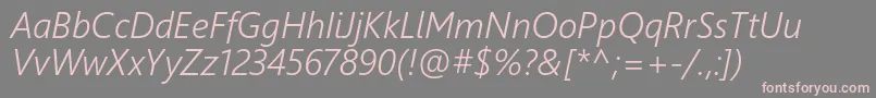 More about Weblysleekuisli Font Weblysleekuisli Font – Pink Fonts on Gray Background