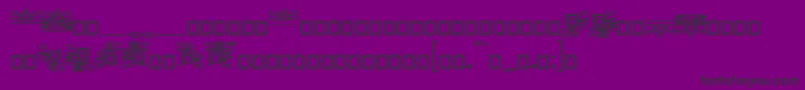 OrthodoxOrnament Font – Black Fonts on Purple Background